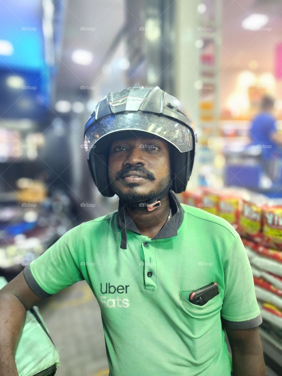 Uber Eats srilankan rider
