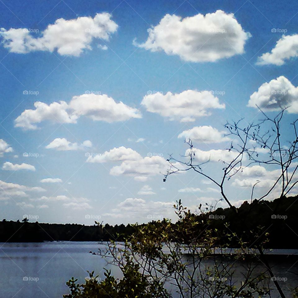 Cloud of the day!. beautiful day on the lake