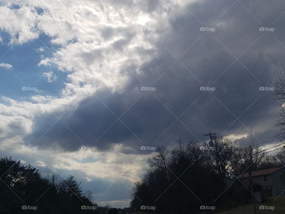 a cloudy day in Maryland,  United States