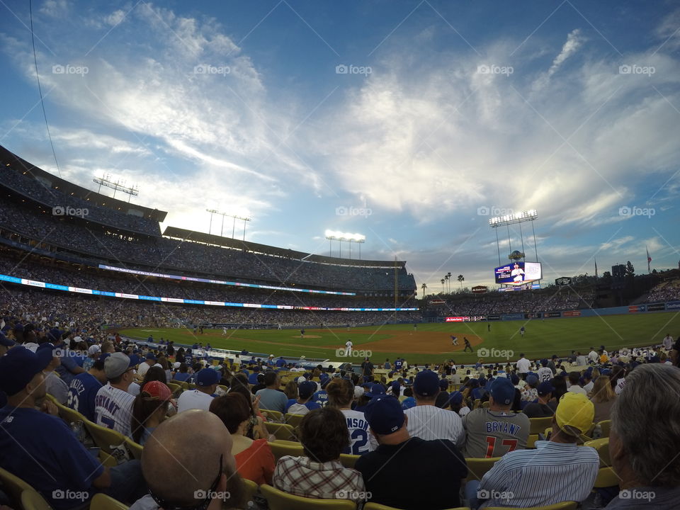 L.A. Dodgers. Dodgers game August 2015