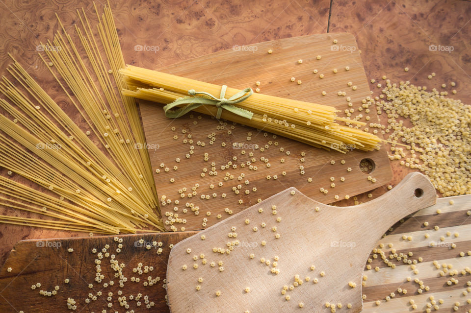 Different types of pasta