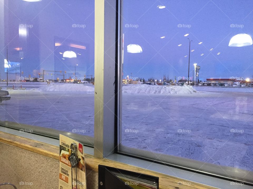 Reflection of lights 