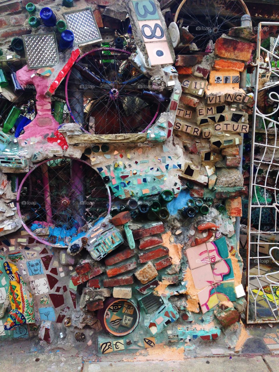 Magic Gardens, Philly. All the colors