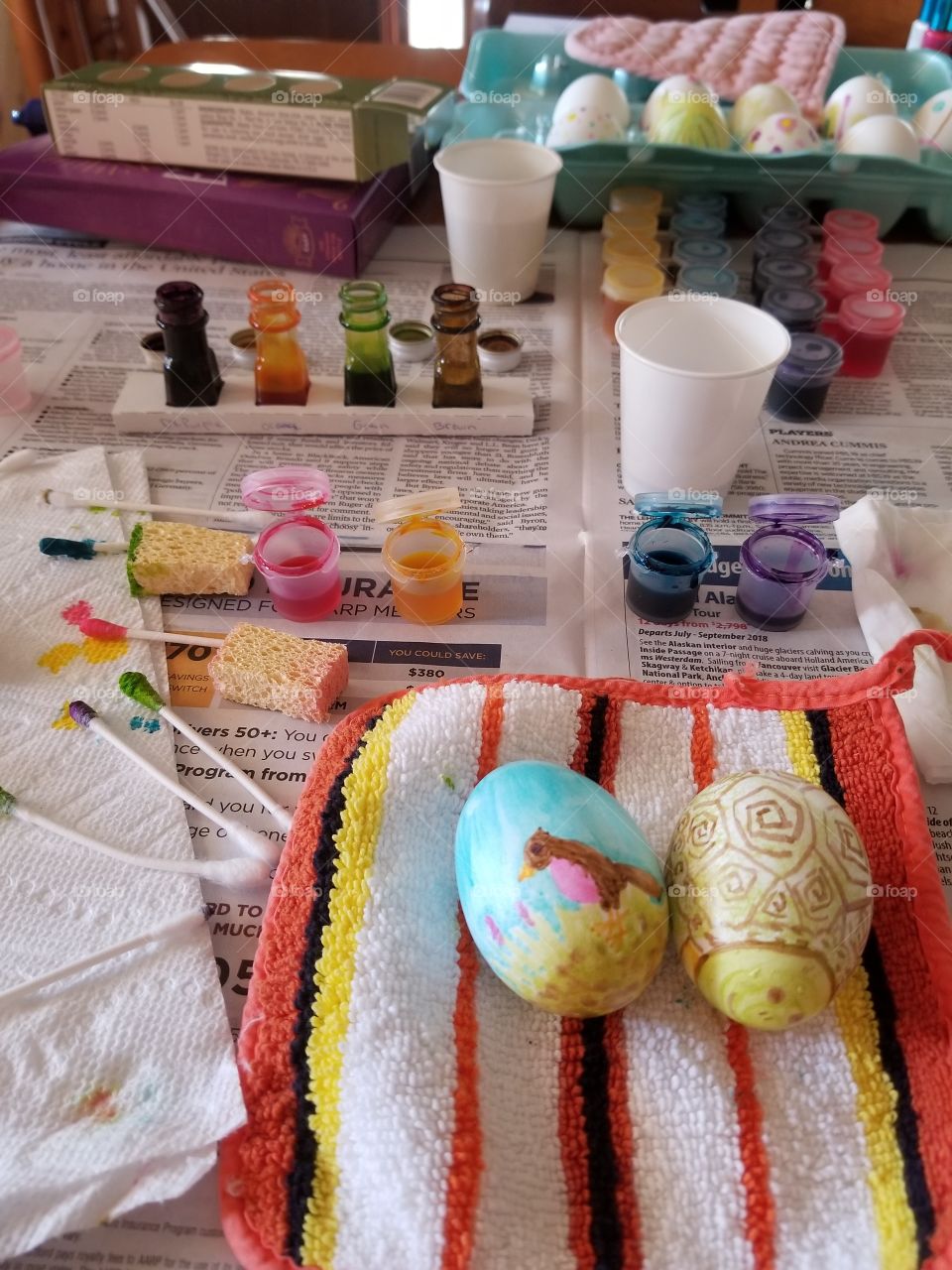 Easter egg painting