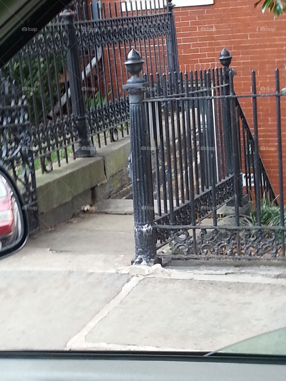 iron fence
