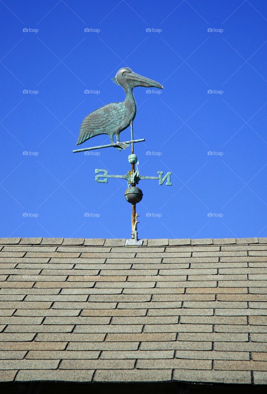 Beach weather vane 