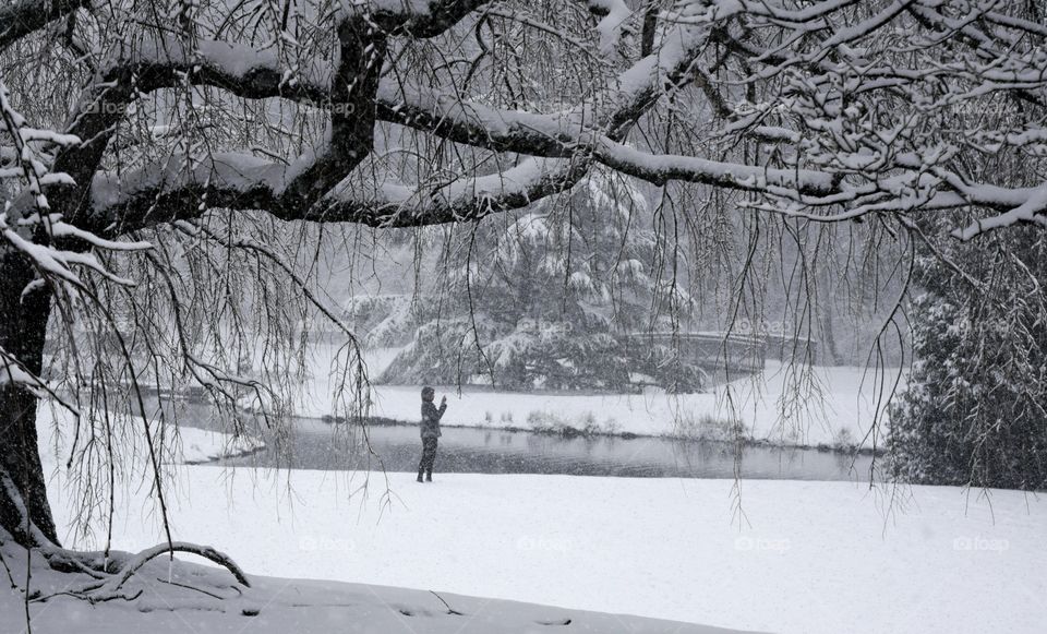 Photographer in the Snow