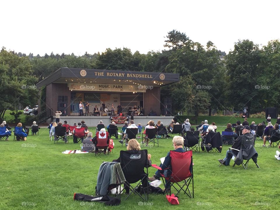 Live music in summer