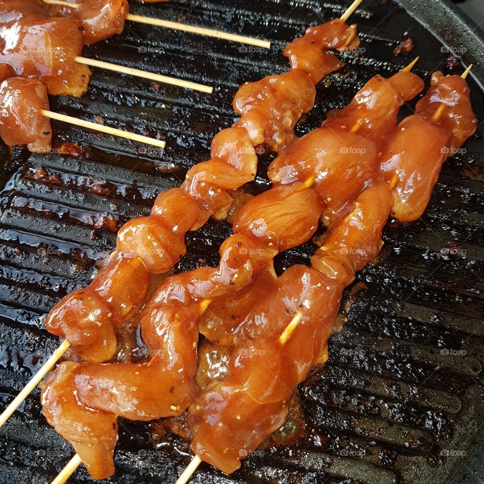 chicken barbeque sticks