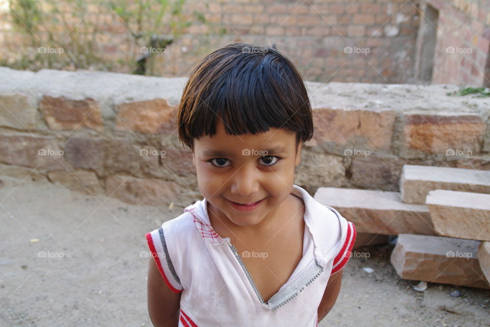 Portrait of a smiling girl