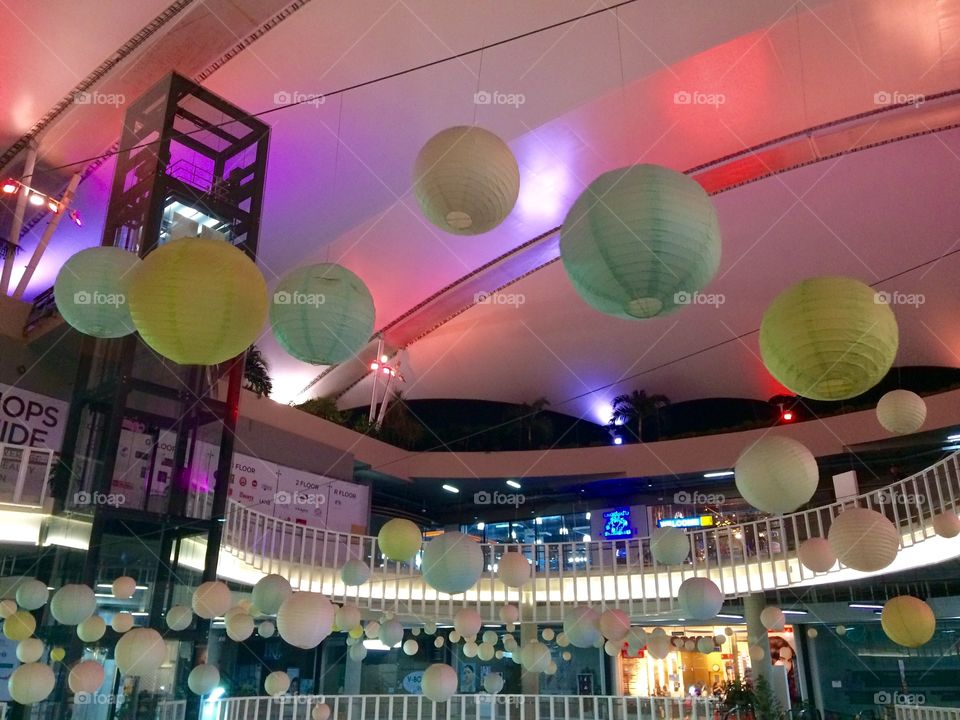 #decorate #colourful #indoor #public #balloon #air