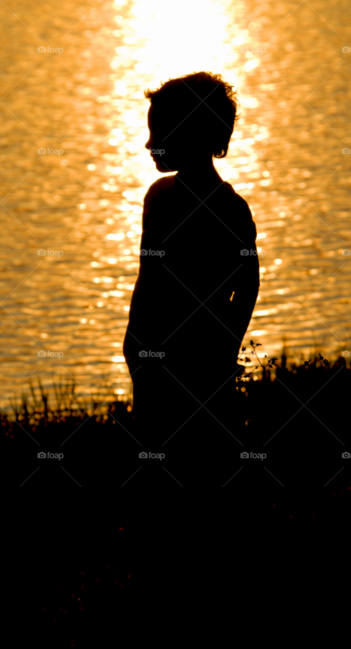 boy thinking serene meditating by lightanddrawing