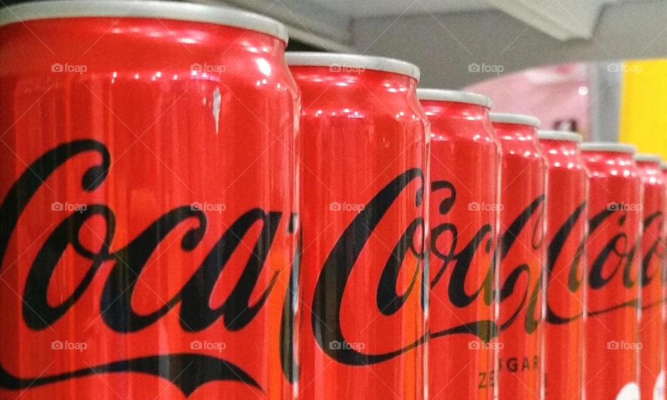 Coca-Cola cans