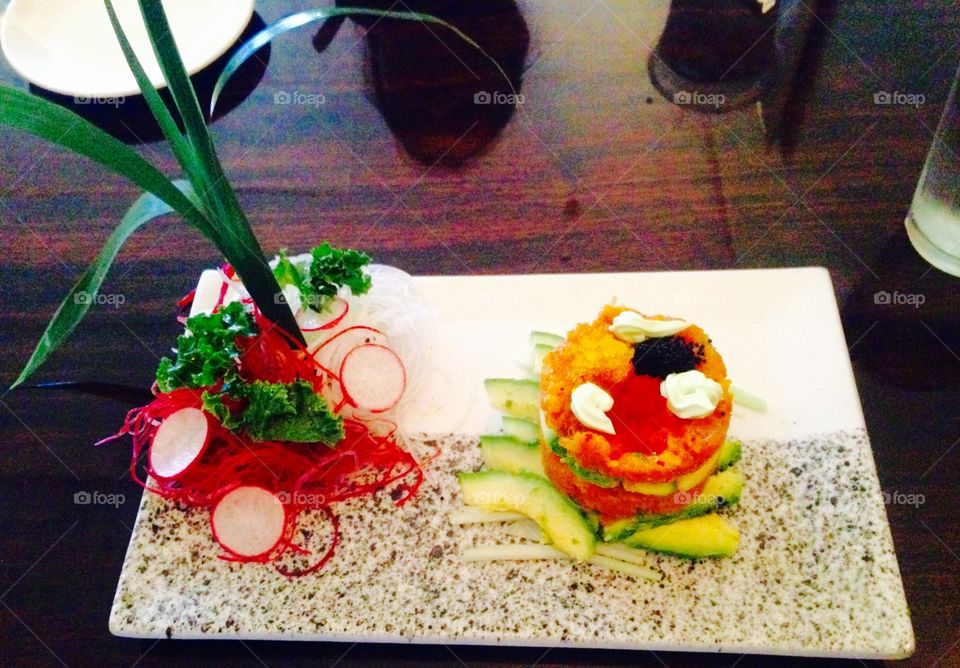 Salmon tartare 