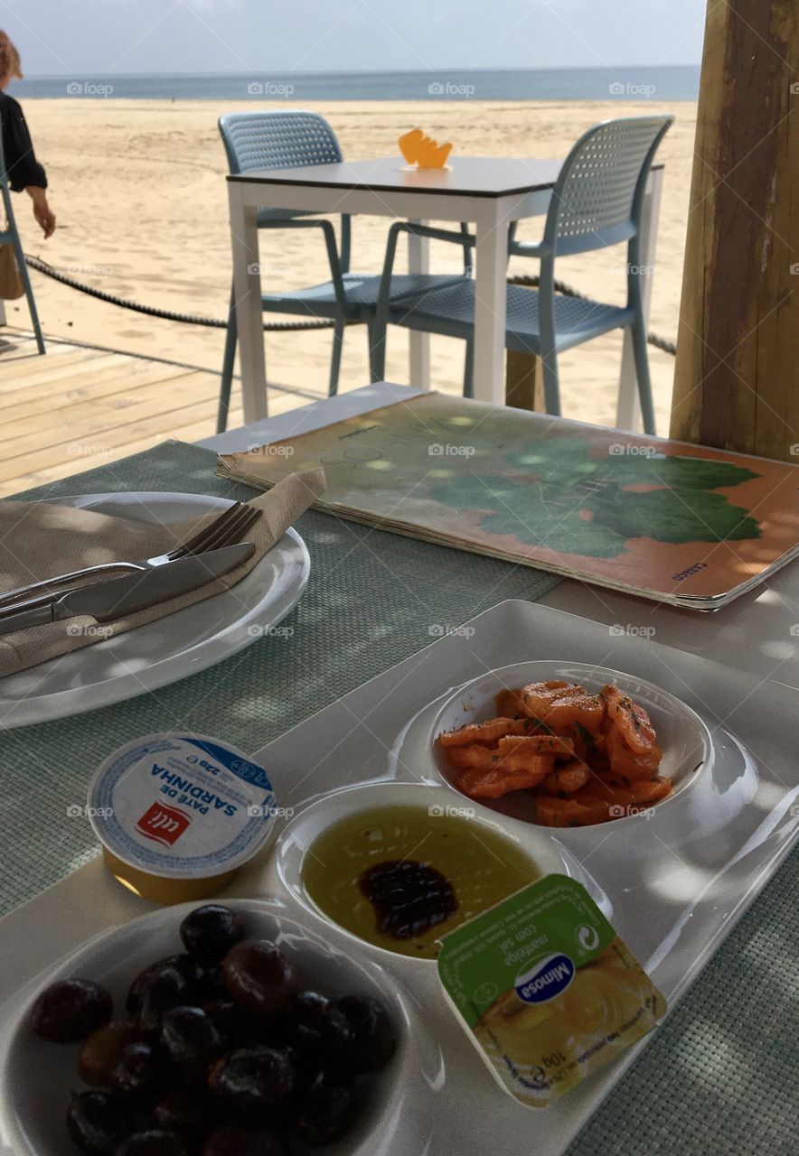 First lunch in terrasse as restaurants open again today