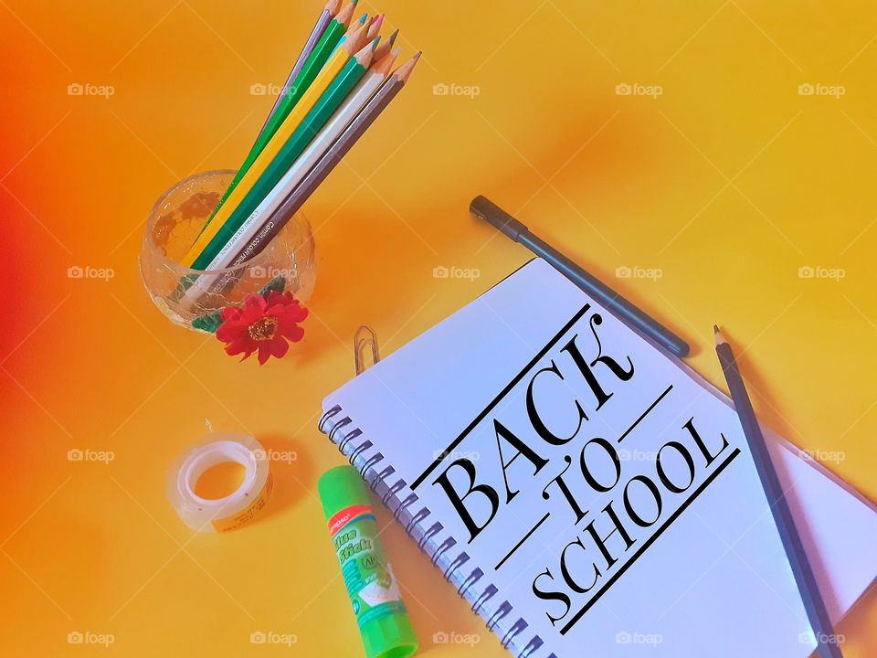 back to school objects