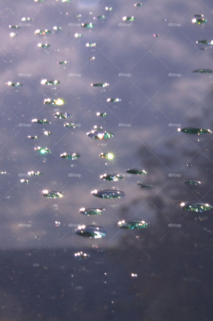 Droplet on dormer window