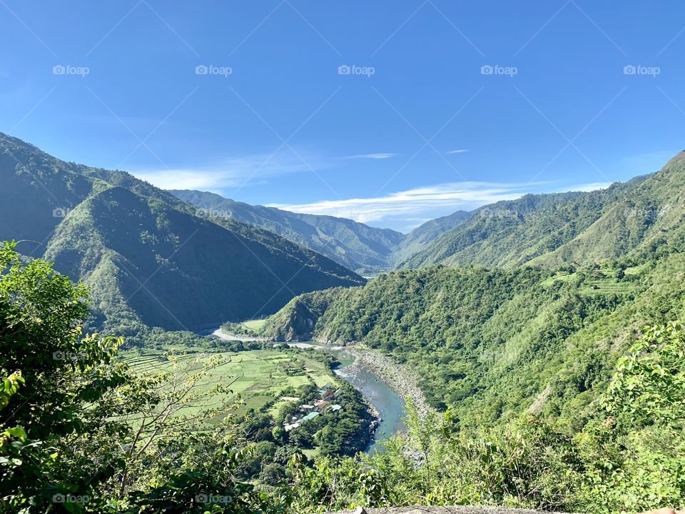 River between mountains