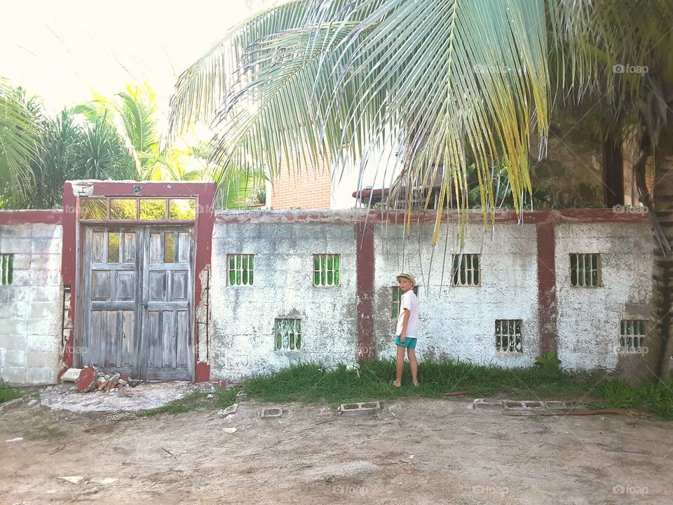 Are you peeing? Yes, mom I am.   Little boys :)