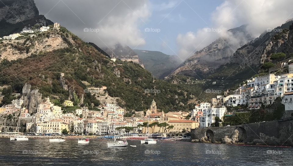 Amalfi Coast from the water 