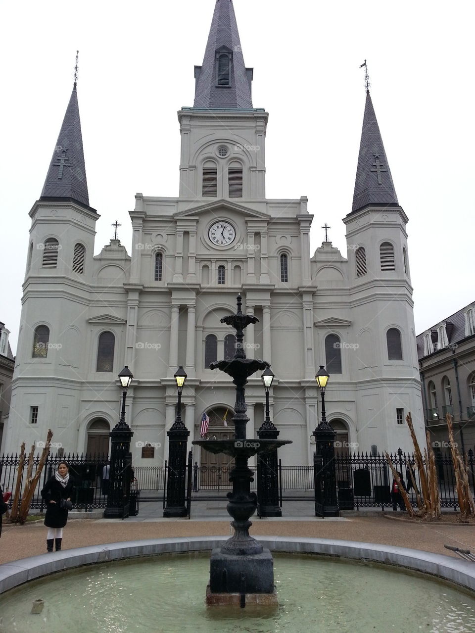 Fountain St. Louis Cathedral