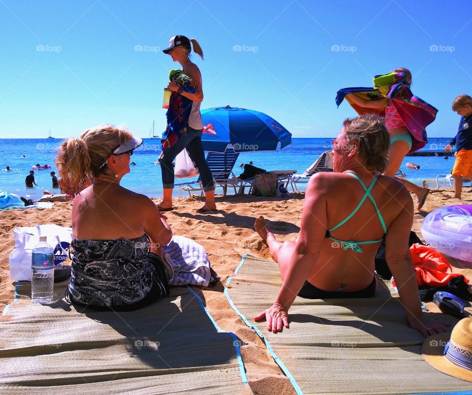 Break Time o Waikiki beach