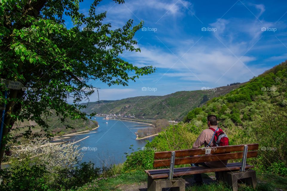 Rhine valley view 