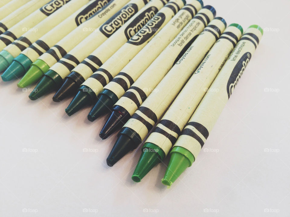 Green Crayons