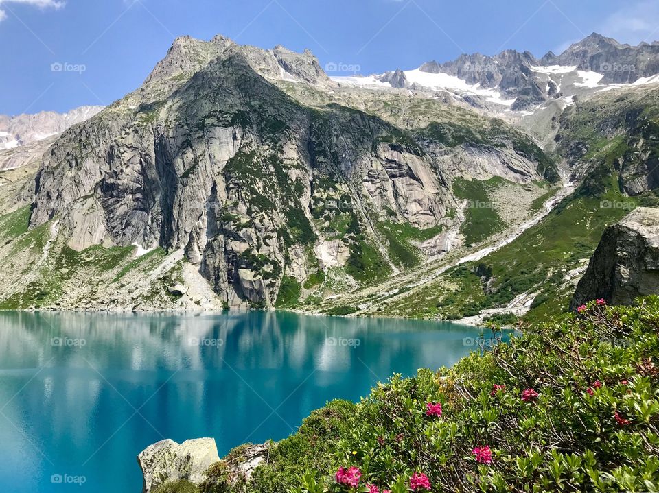 Swiss hiking Gelmersee 