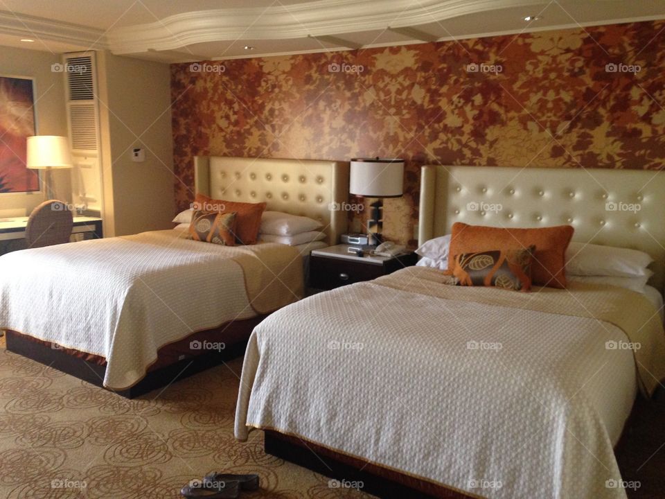 A room in the Bellagio hotel Las Vegas