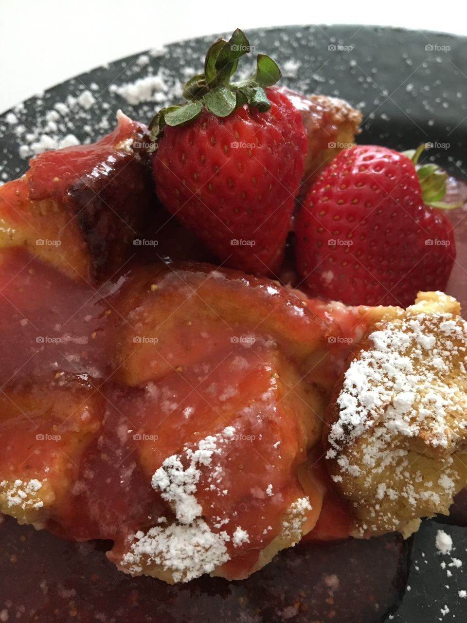 Homemade Strawberry Cream Cheese French Toast