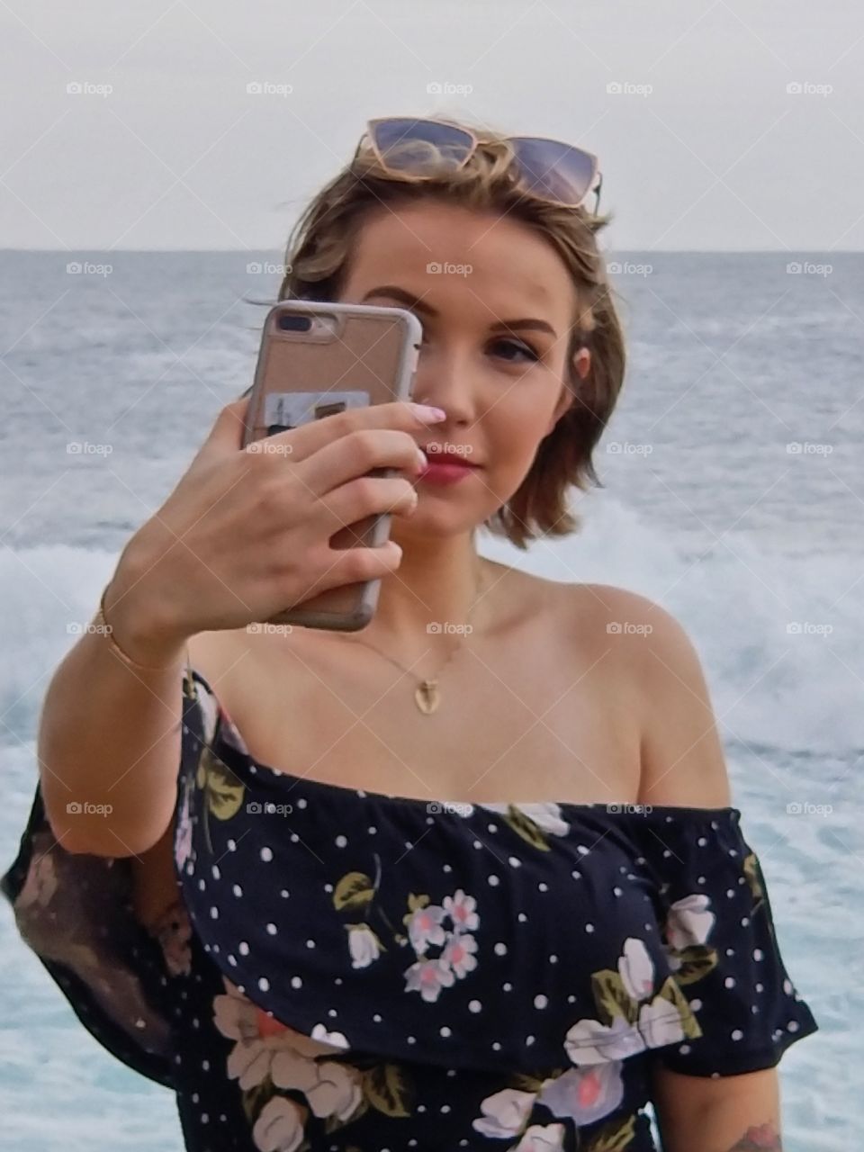 Taking a selfie