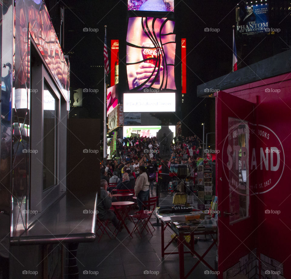 Times Square at night