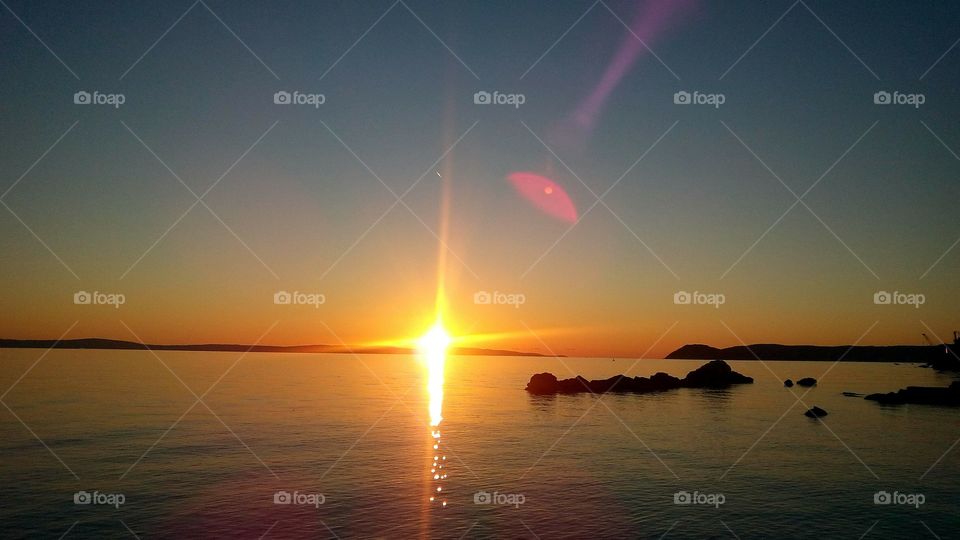 Sunset Over the Adriatic Sea