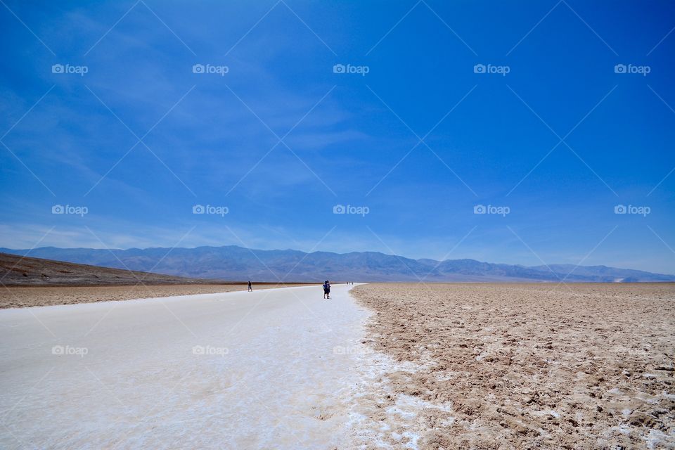 View of Death Valley Desert, California