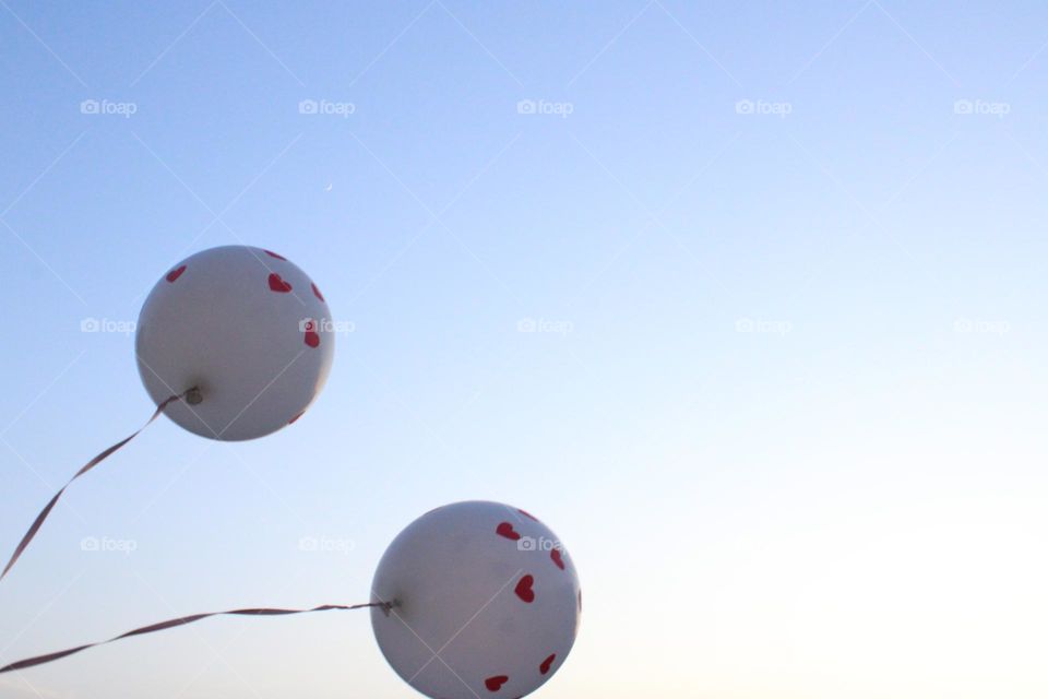 Balloons with hearts 🥰❤