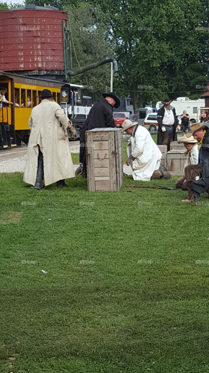 waiting on a train to arrive