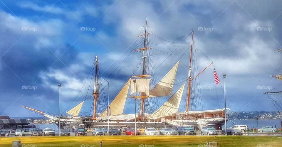 Old ship in San Diego