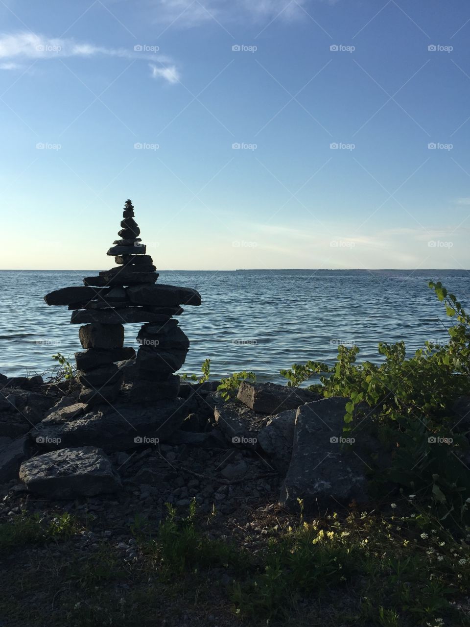 Rock stacking