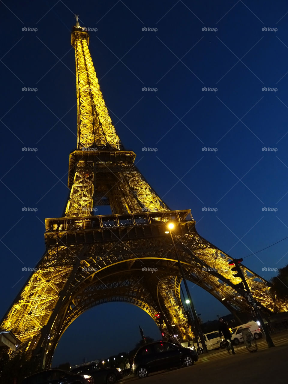 Beauty of an Eiffel tower at night