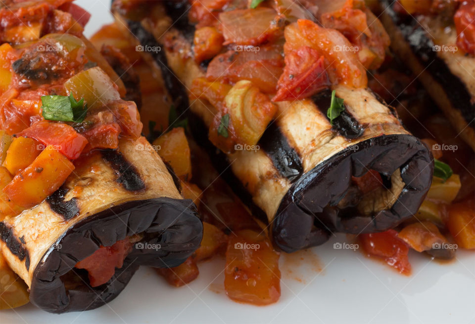 Eggplant rolls