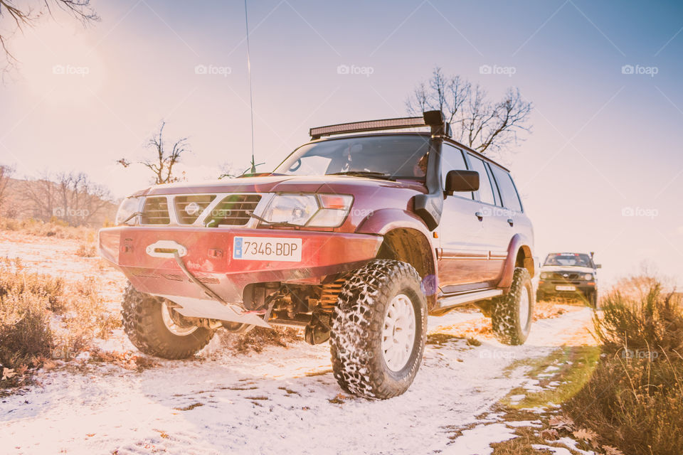 4x4 adventure on snow