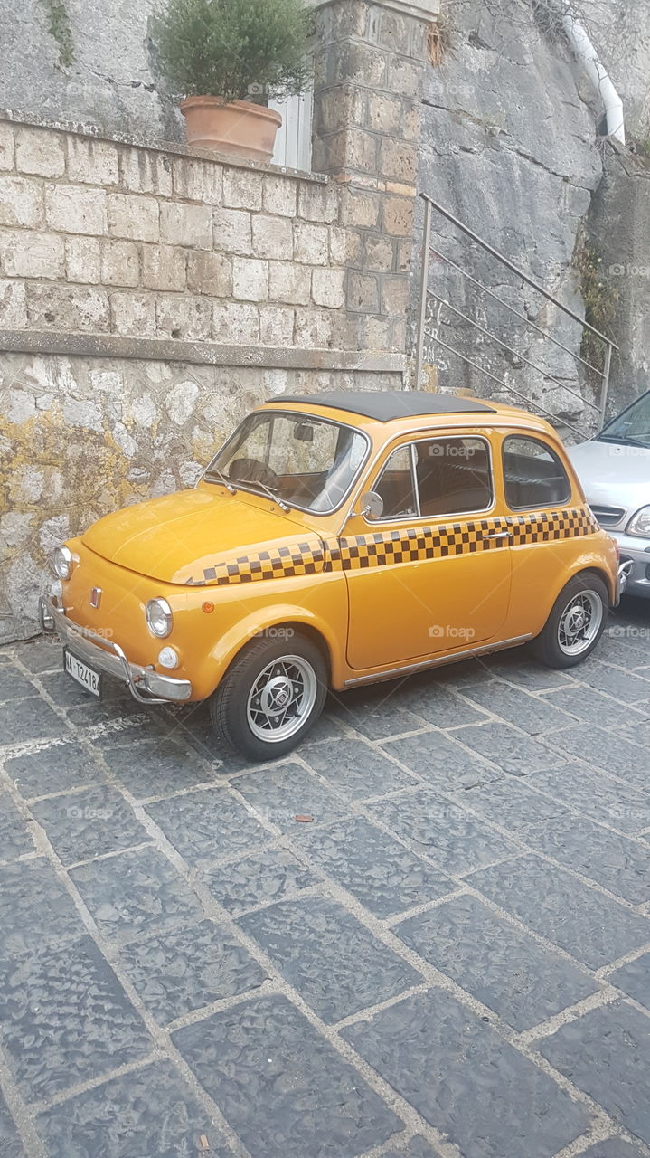 Fiat500 Sorrento Italy
