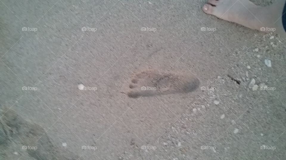 footprint on south beach Miami