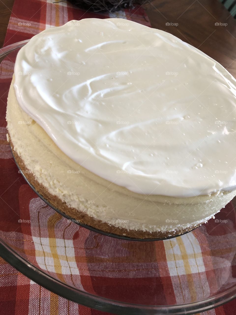 Homemade cheesecake 