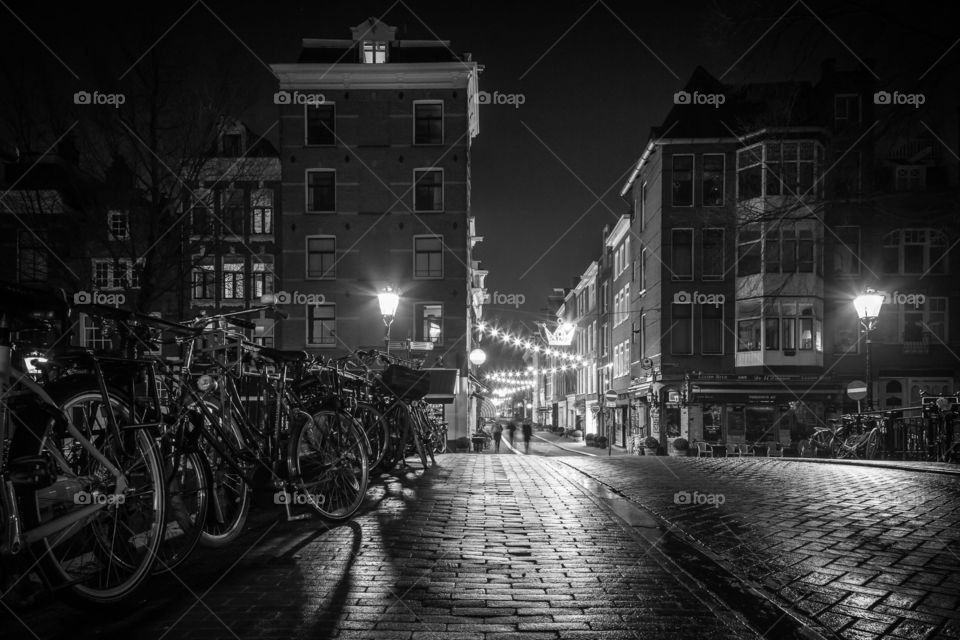 A street scene in Amsterdam 