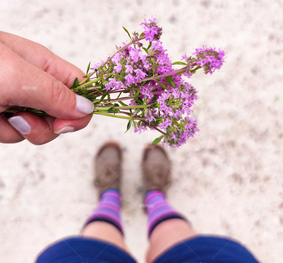 Summer bouquet in pink