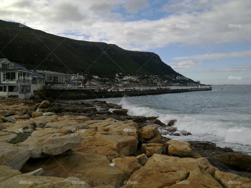 Kalk Bay 06. Waves caressing the rocks