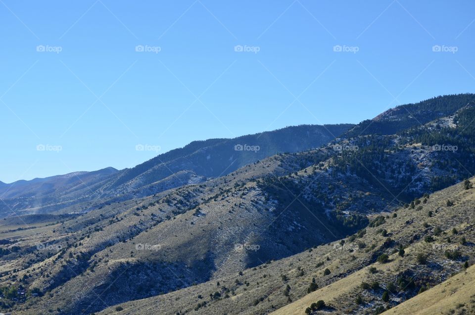 Rocky Mountain hillside