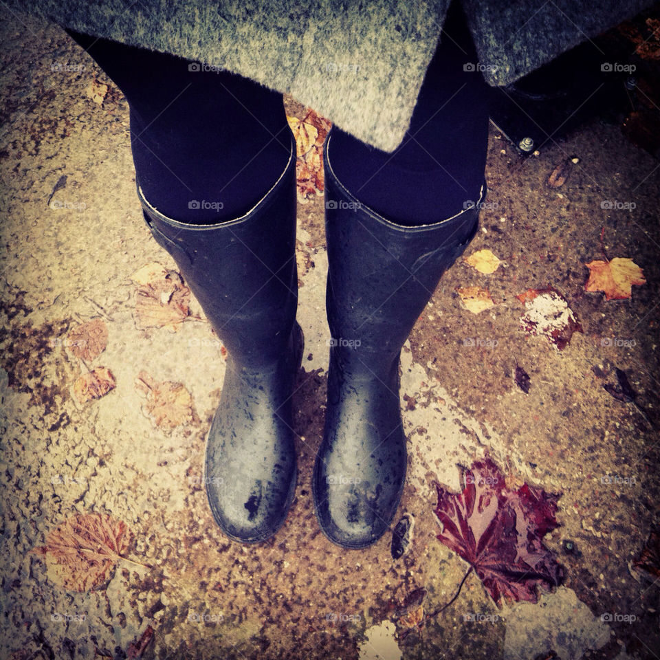 rain boots rubber boots automn by sarrem